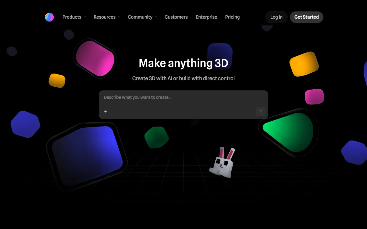 Spline website screenshot