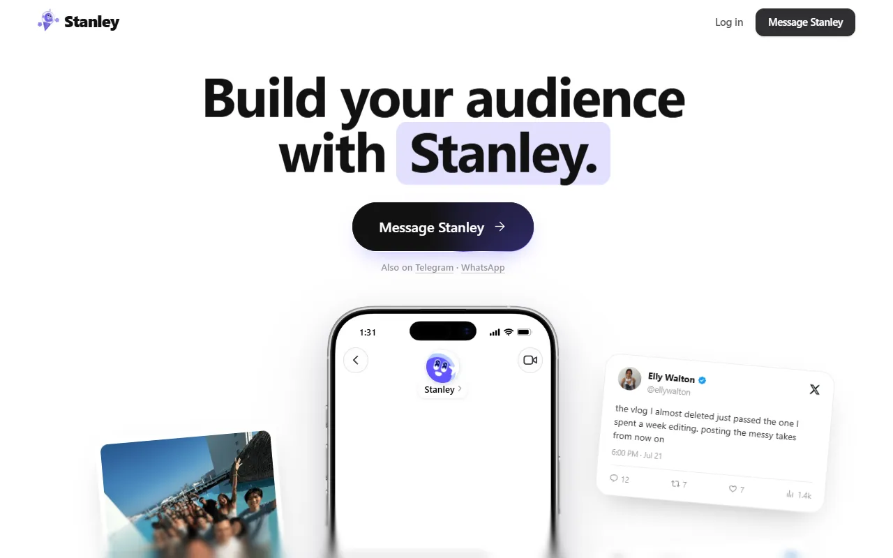 Stanley For π website screenshot