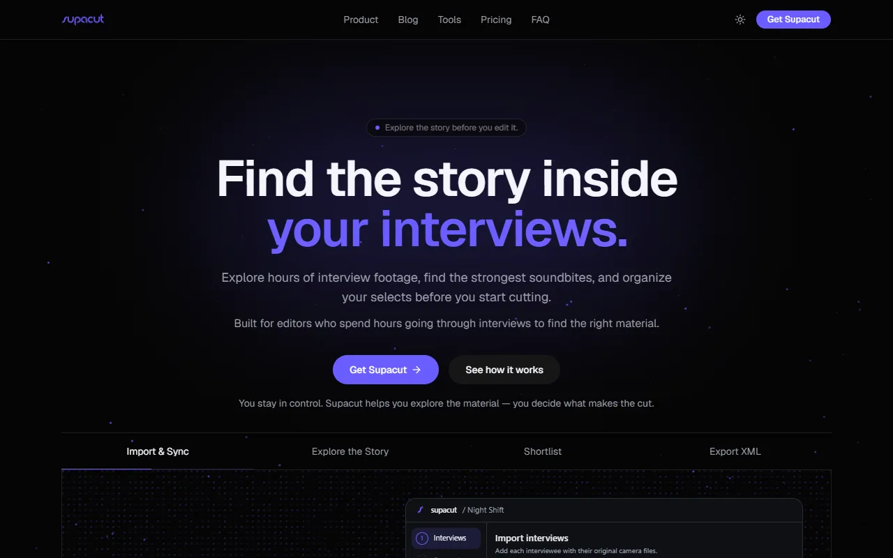 Supacut website screenshot
