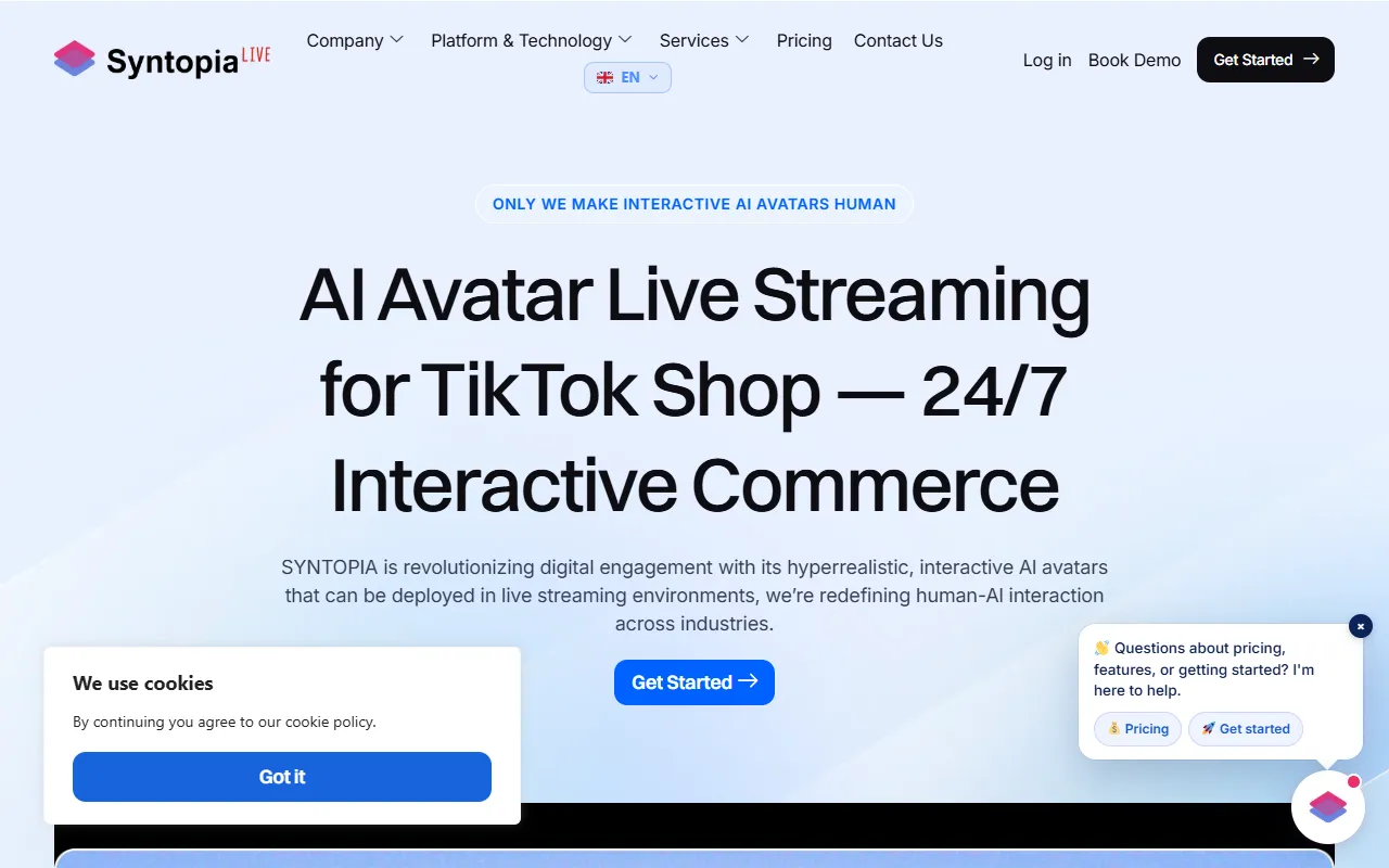Syntopia website screenshot