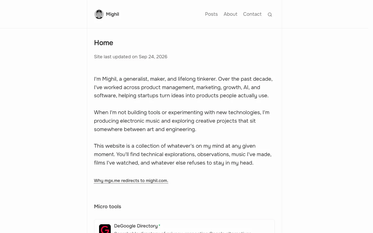Tinkerfont website screenshot