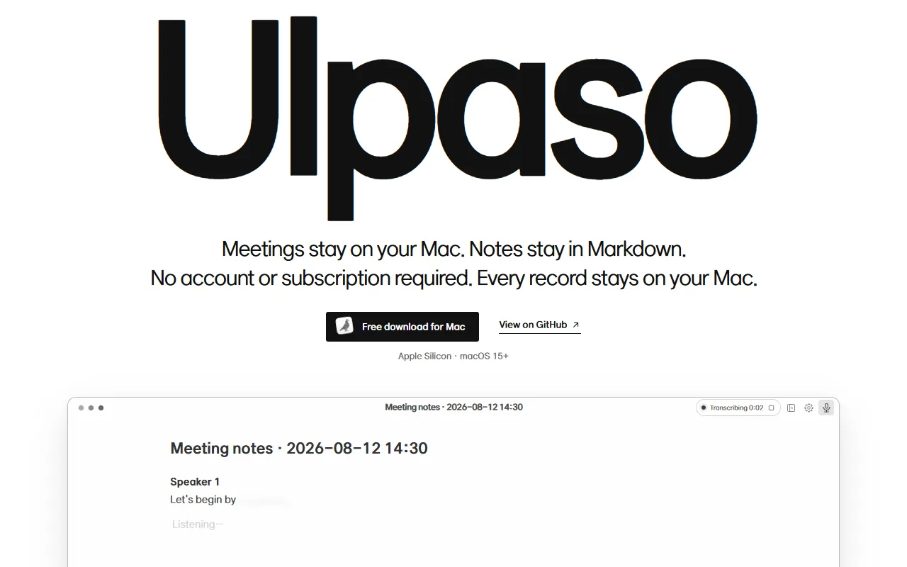 Ulpaso website screenshot