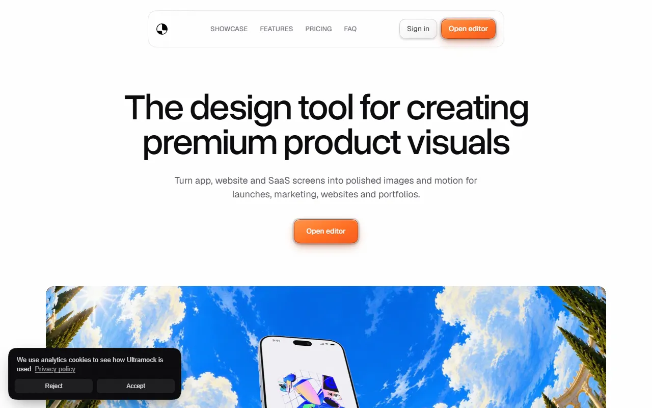 Ultramock website screenshot