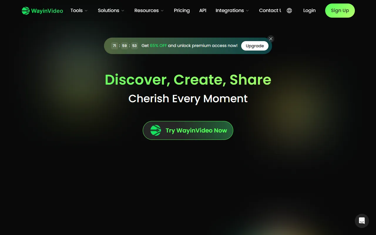WayinVideo website screenshot